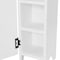 Alaterre Furniture Dover 7"W x 28"H Deluxe Storage Cabinet with Toilet Paper Dispenser ANDO76WH - alternate 1